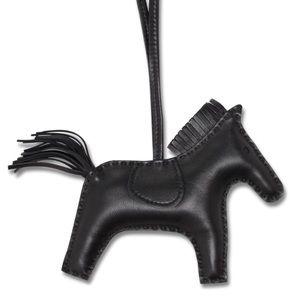 VERY RARE Hermes Rodeo Bag Charm Grigri So Black